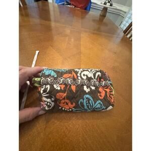 Vera Bradley Quilted Floral Pattern Small Cosmetic Bag